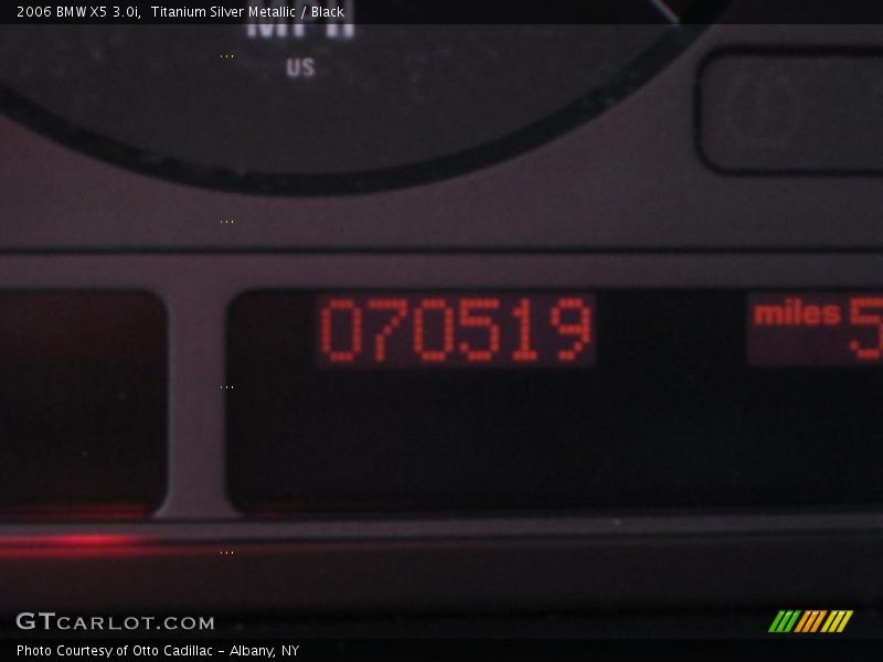 Titanium Silver Metallic / Black 2006 BMW X5 3.0i