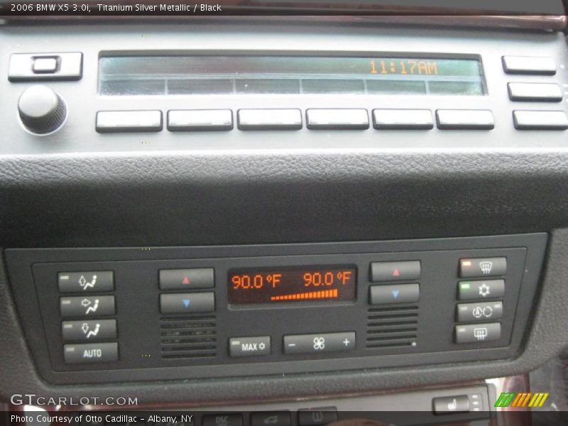 Titanium Silver Metallic / Black 2006 BMW X5 3.0i