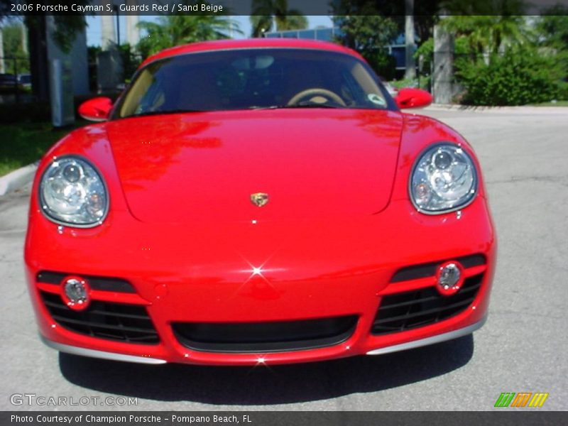 Guards Red / Sand Beige 2006 Porsche Cayman S