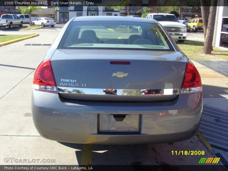Dark Silver Metallic / Gray 2008 Chevrolet Impala LT