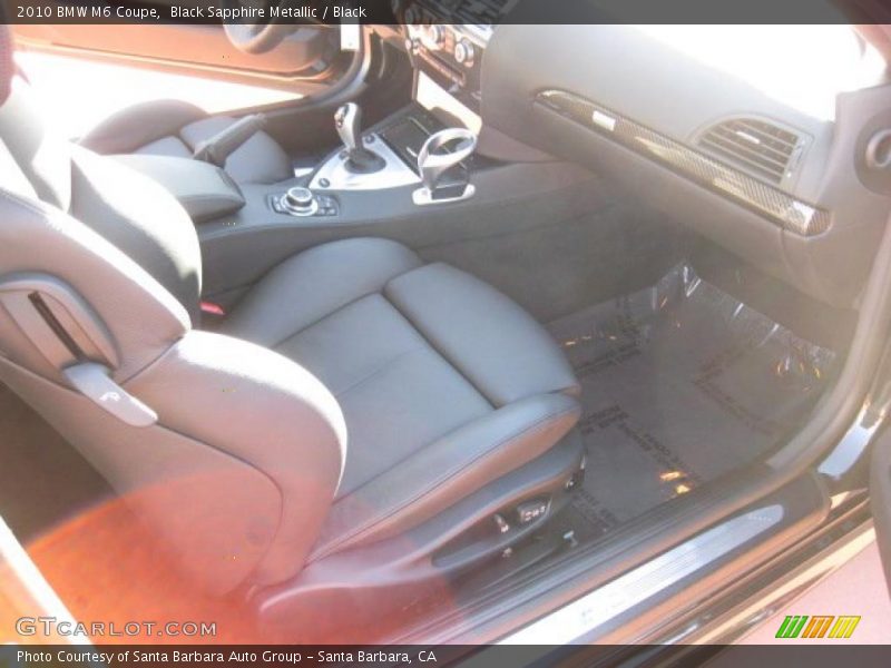 Black Sapphire Metallic / Black 2010 BMW M6 Coupe