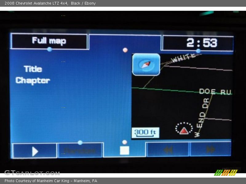 Black / Ebony 2008 Chevrolet Avalanche LTZ 4x4