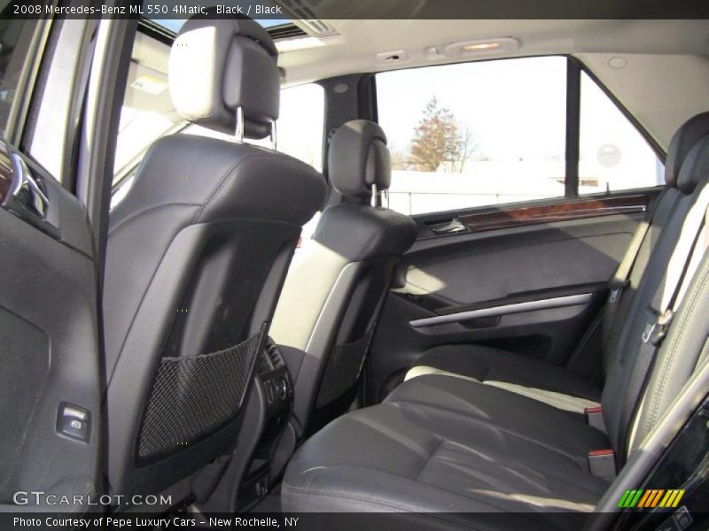 Black / Black 2008 Mercedes-Benz ML 550 4Matic