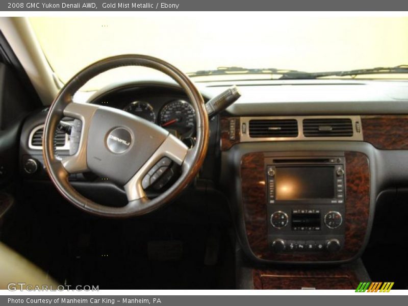 Gold Mist Metallic / Ebony 2008 GMC Yukon Denali AWD