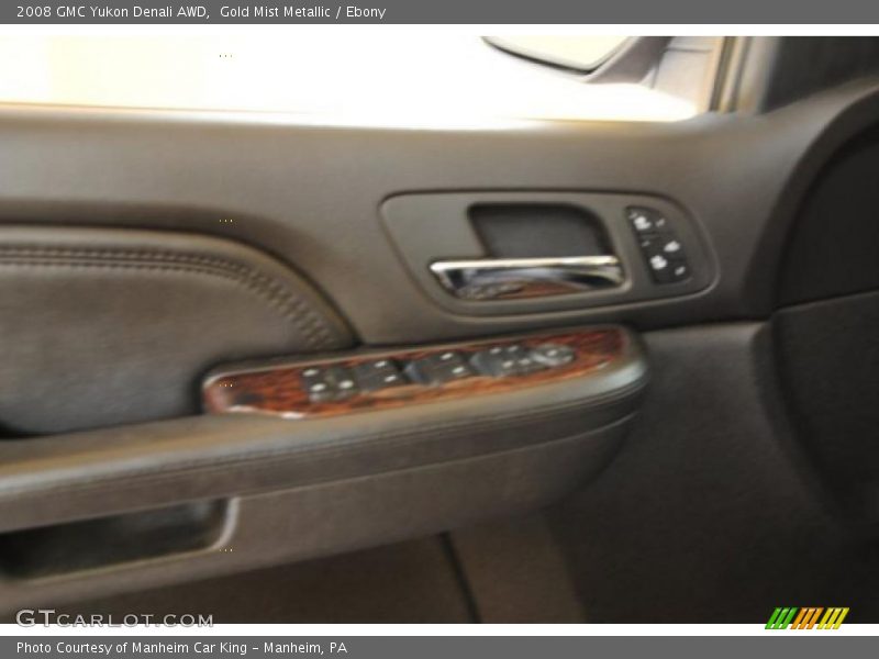 Gold Mist Metallic / Ebony 2008 GMC Yukon Denali AWD