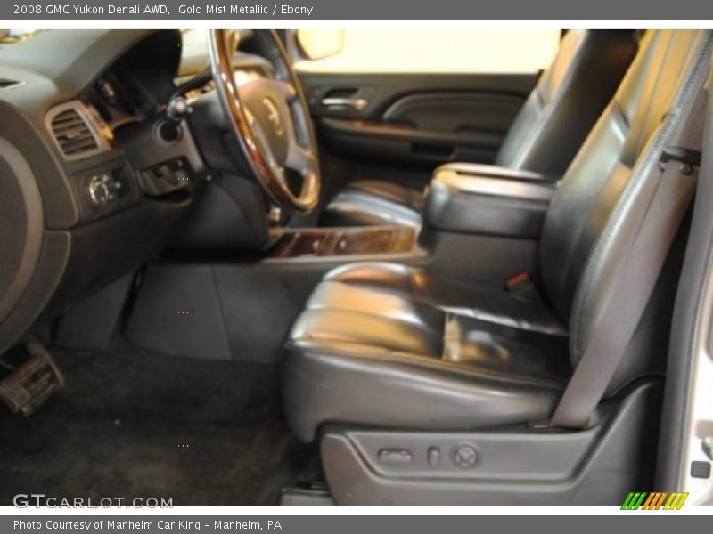 Gold Mist Metallic / Ebony 2008 GMC Yukon Denali AWD