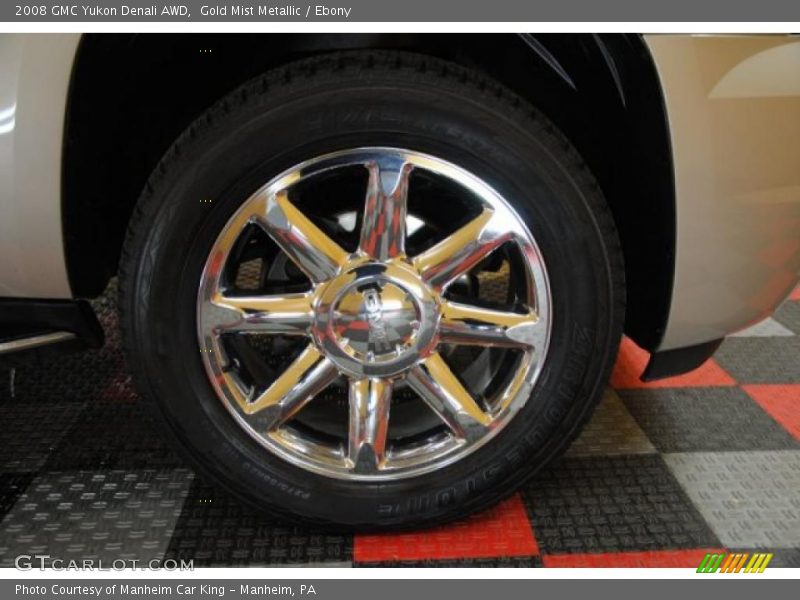 Gold Mist Metallic / Ebony 2008 GMC Yukon Denali AWD