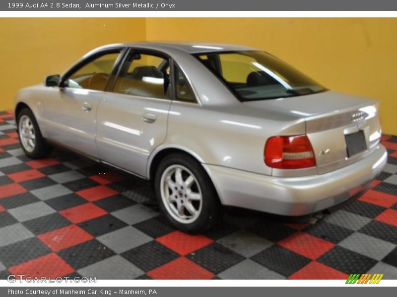 Aluminum Silver Metallic / Onyx 1999 Audi A4 2.8 Sedan