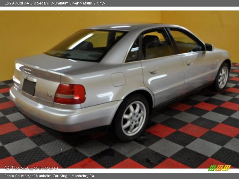 Aluminum Silver Metallic / Onyx 1999 Audi A4 2.8 Sedan
