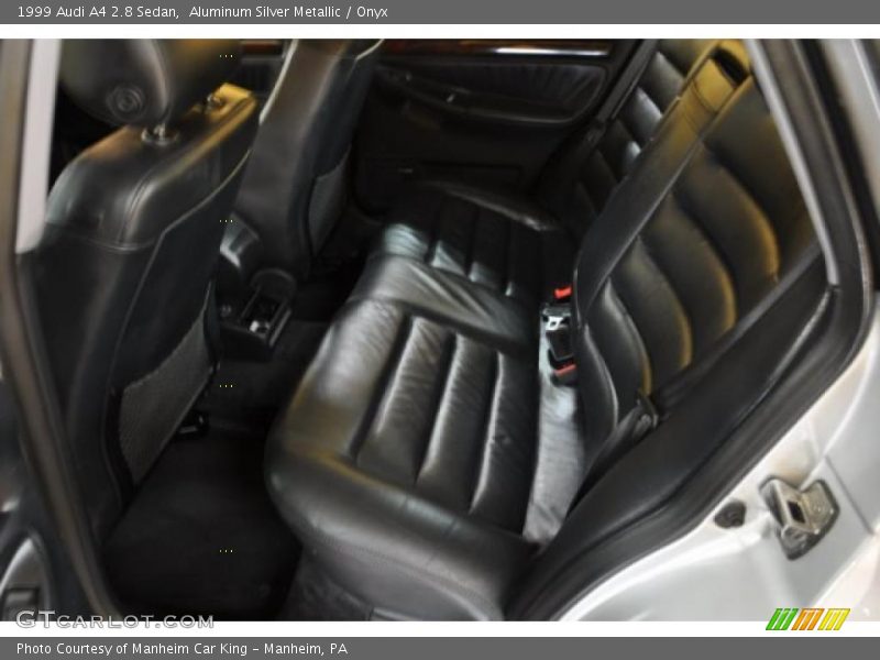 Aluminum Silver Metallic / Onyx 1999 Audi A4 2.8 Sedan