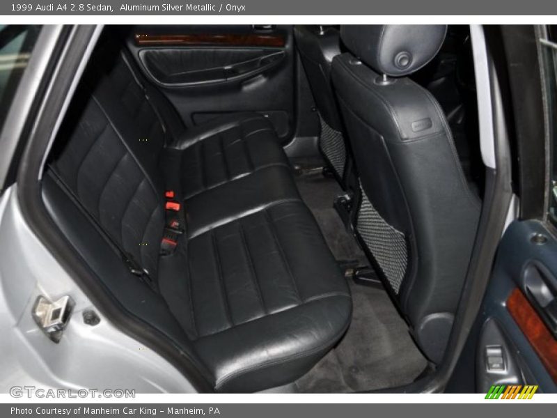 Aluminum Silver Metallic / Onyx 1999 Audi A4 2.8 Sedan