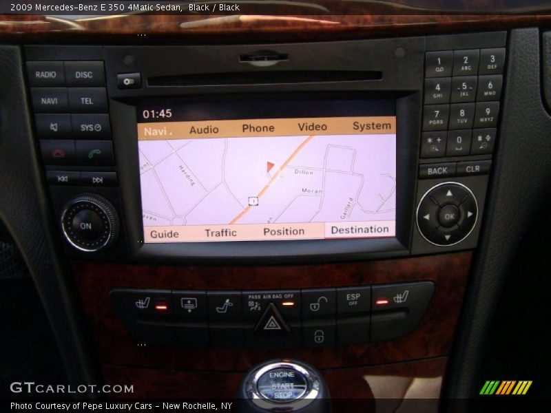 Black / Black 2009 Mercedes-Benz E 350 4Matic Sedan