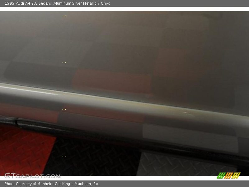 Aluminum Silver Metallic / Onyx 1999 Audi A4 2.8 Sedan