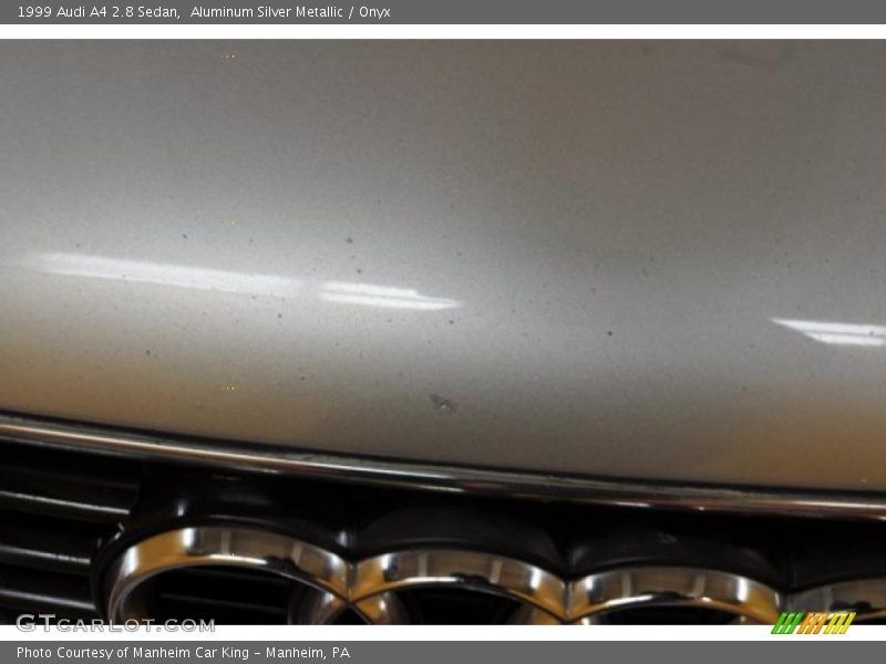 Aluminum Silver Metallic / Onyx 1999 Audi A4 2.8 Sedan
