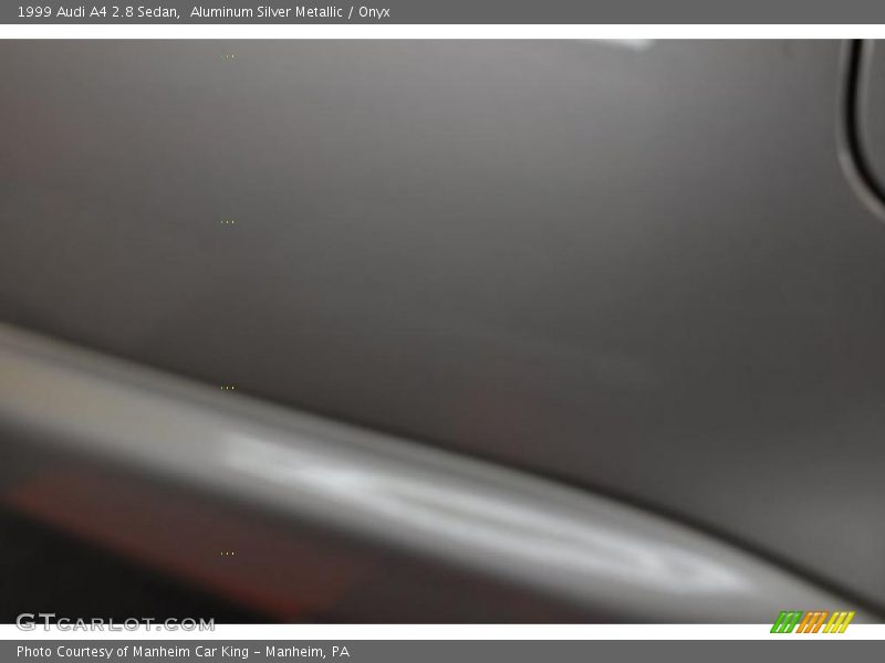 Aluminum Silver Metallic / Onyx 1999 Audi A4 2.8 Sedan