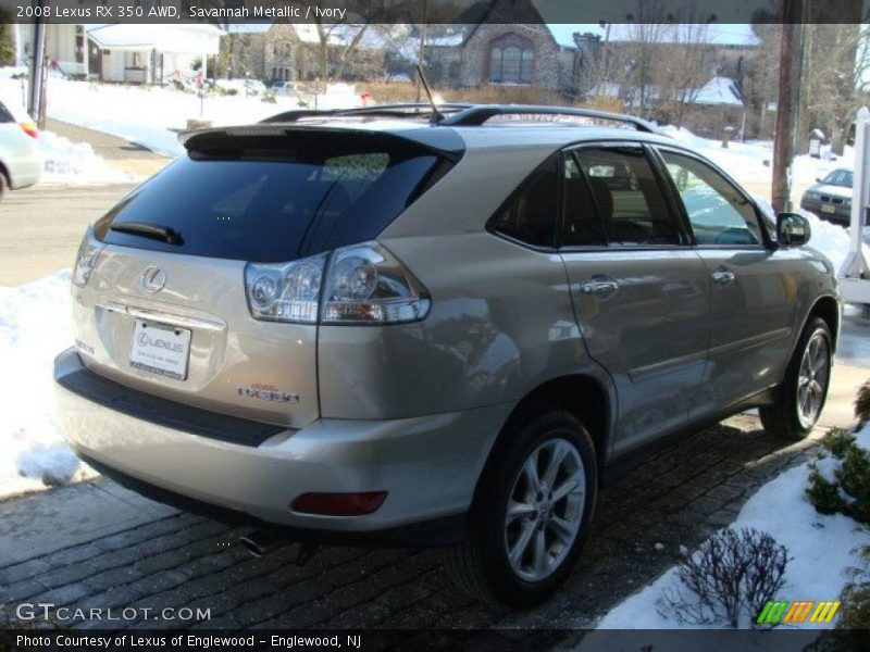 Savannah Metallic / Ivory 2008 Lexus RX 350 AWD