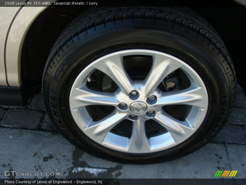Savannah Metallic / Ivory 2008 Lexus RX 350 AWD