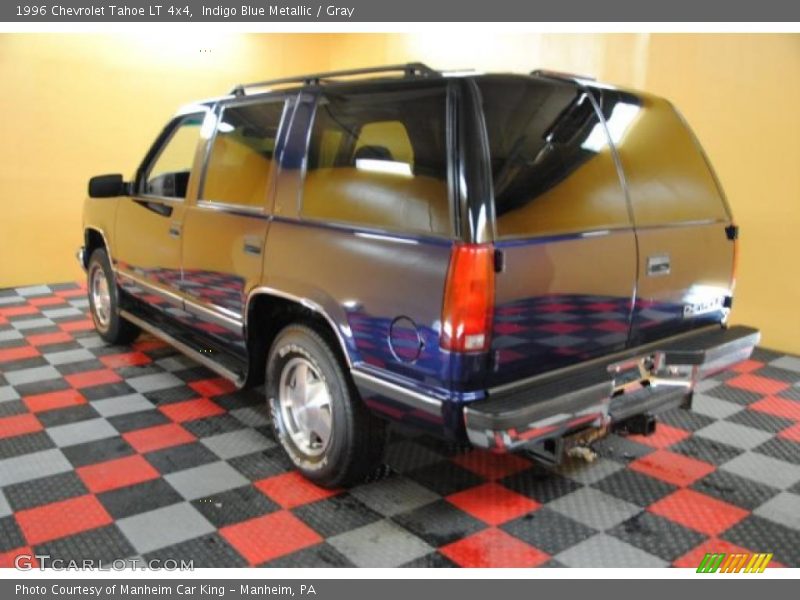 Indigo Blue Metallic / Gray 1996 Chevrolet Tahoe LT 4x4