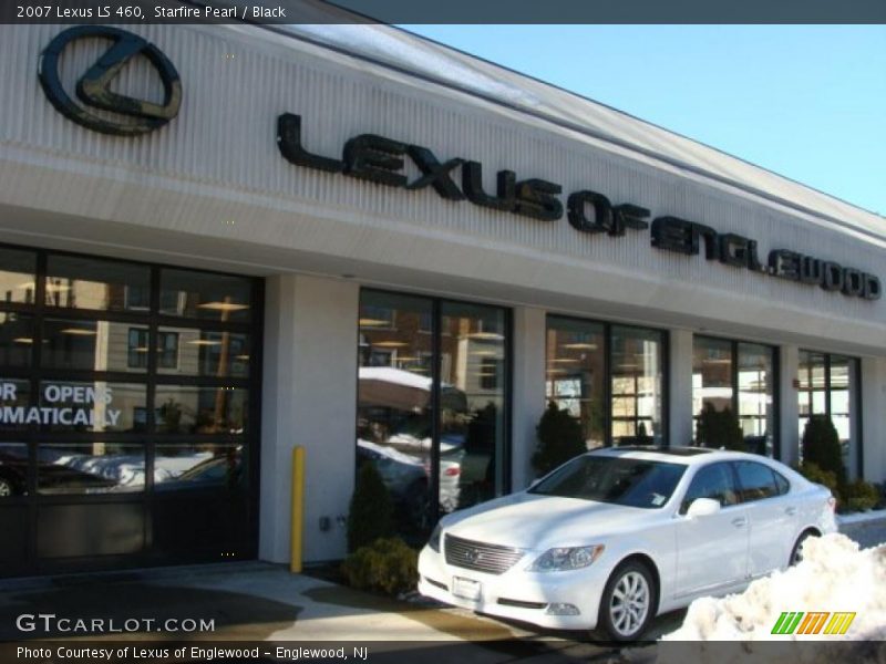 Starfire Pearl / Black 2007 Lexus LS 460