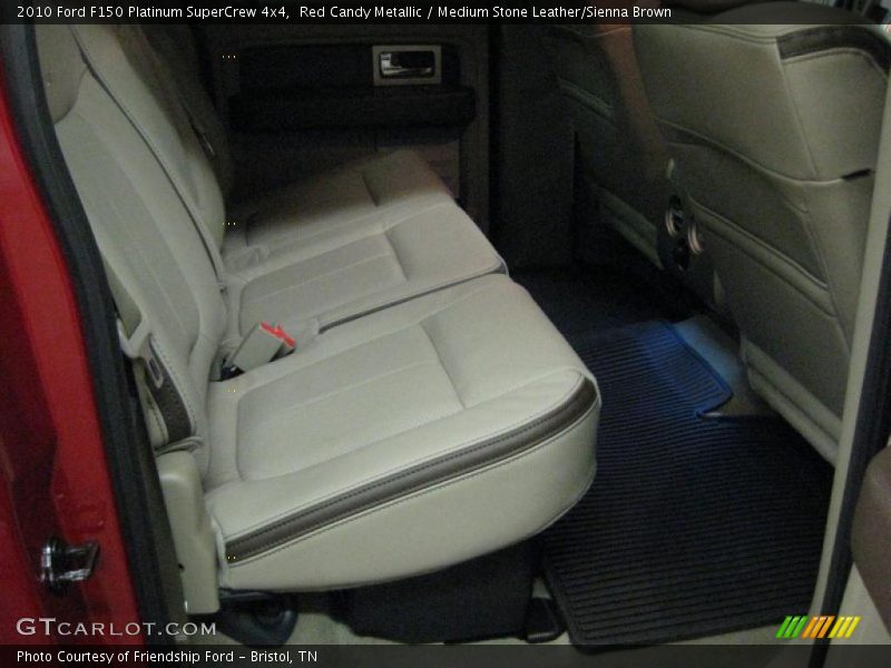 Red Candy Metallic / Medium Stone Leather/Sienna Brown 2010 Ford F150 Platinum SuperCrew 4x4