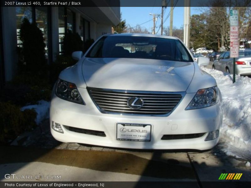 Starfire Pearl / Black 2007 Lexus LS 460