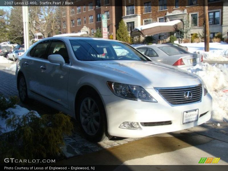 Starfire Pearl / Black 2007 Lexus LS 460