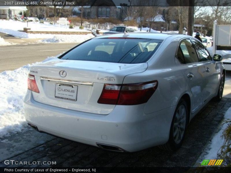 Starfire Pearl / Black 2007 Lexus LS 460