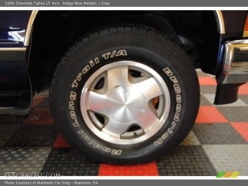 Indigo Blue Metallic / Gray 1996 Chevrolet Tahoe LT 4x4