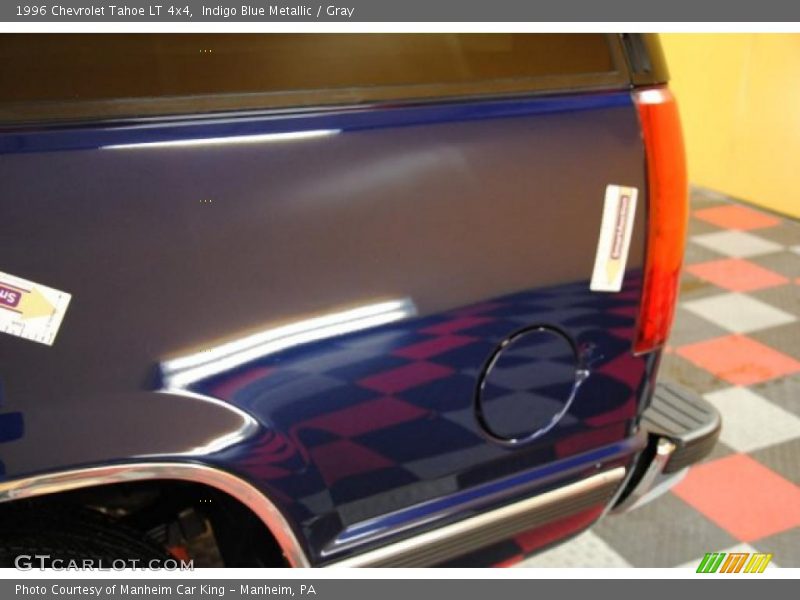 Indigo Blue Metallic / Gray 1996 Chevrolet Tahoe LT 4x4