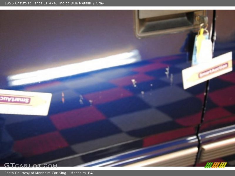 Indigo Blue Metallic / Gray 1996 Chevrolet Tahoe LT 4x4