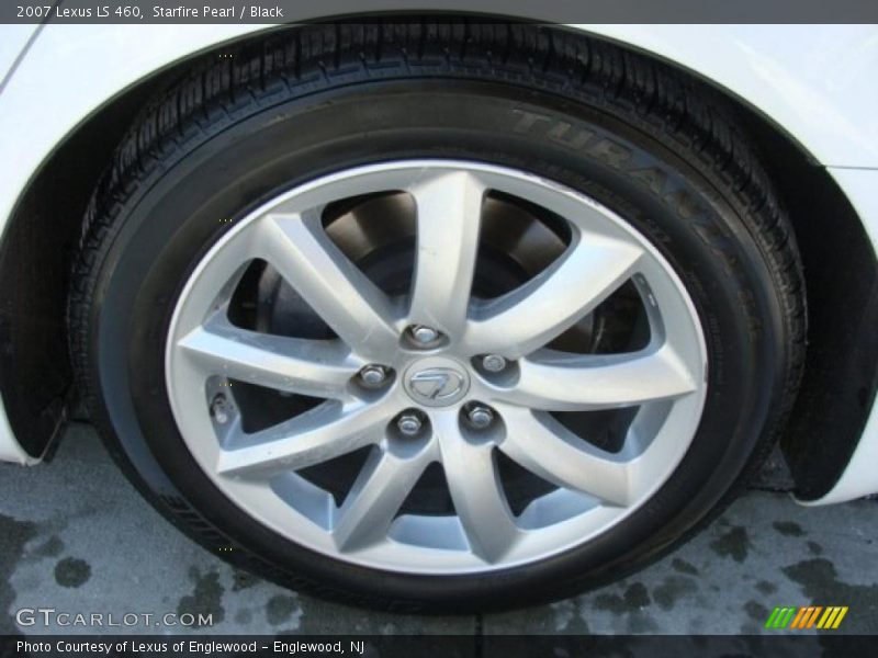 Starfire Pearl / Black 2007 Lexus LS 460