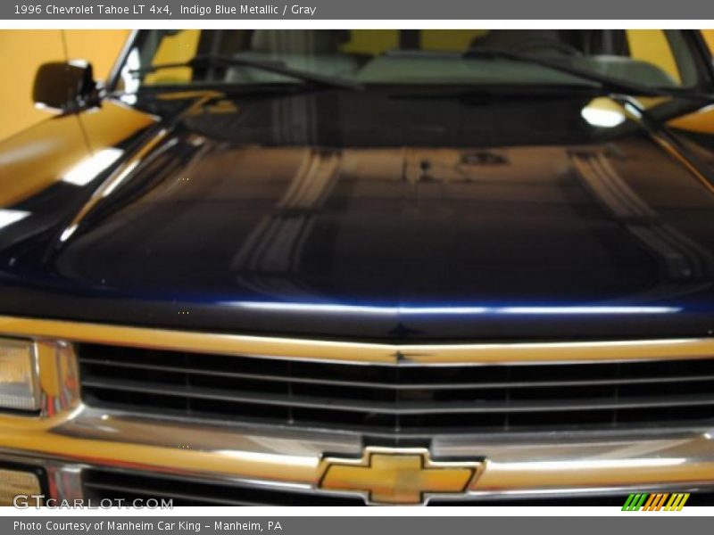 Indigo Blue Metallic / Gray 1996 Chevrolet Tahoe LT 4x4