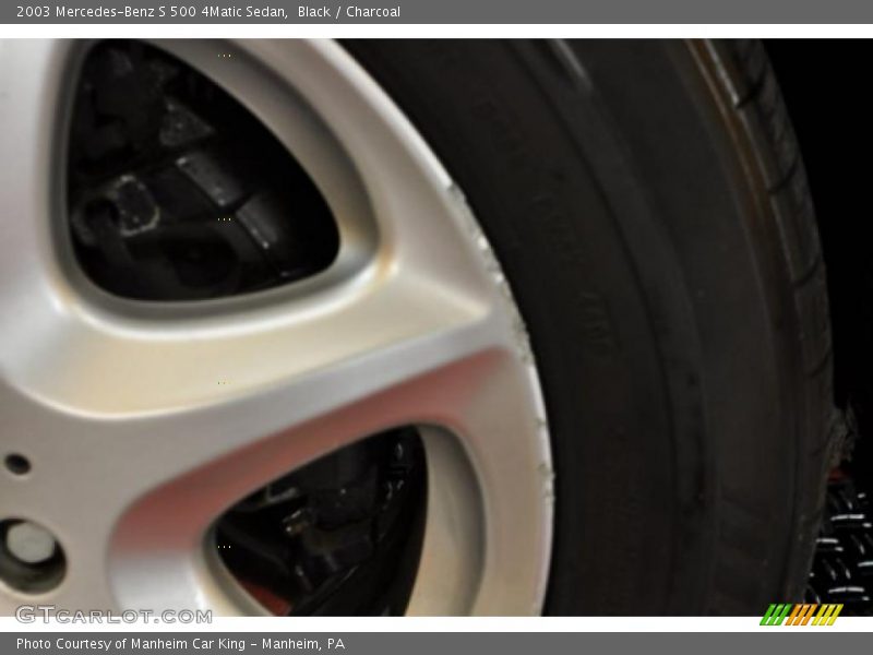 Black / Charcoal 2003 Mercedes-Benz S 500 4Matic Sedan