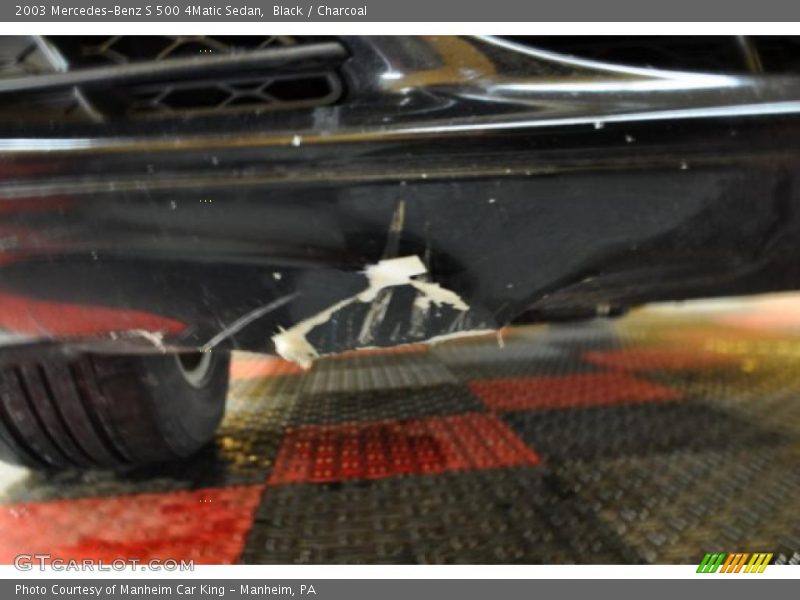 Black / Charcoal 2003 Mercedes-Benz S 500 4Matic Sedan