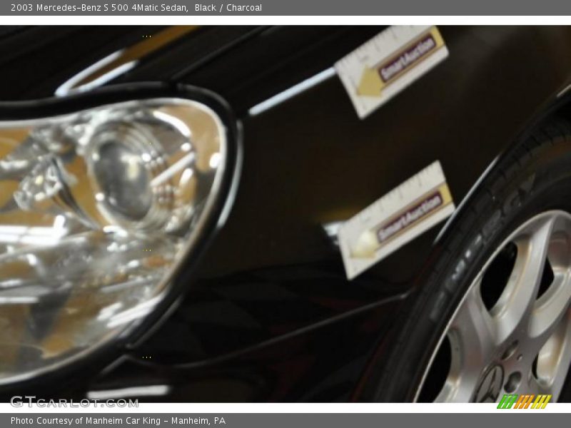 Black / Charcoal 2003 Mercedes-Benz S 500 4Matic Sedan