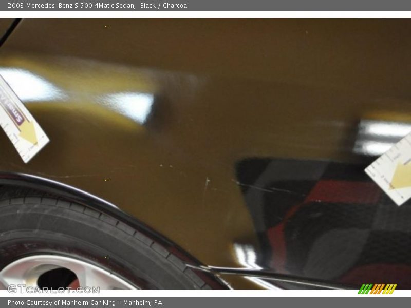 Black / Charcoal 2003 Mercedes-Benz S 500 4Matic Sedan