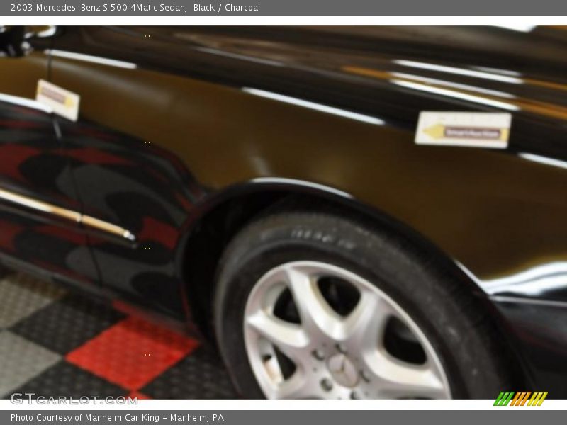 Black / Charcoal 2003 Mercedes-Benz S 500 4Matic Sedan
