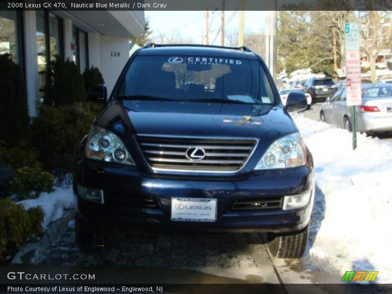 Nautical Blue Metallic / Dark Gray 2008 Lexus GX 470