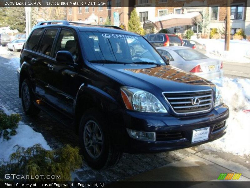 Nautical Blue Metallic / Dark Gray 2008 Lexus GX 470
