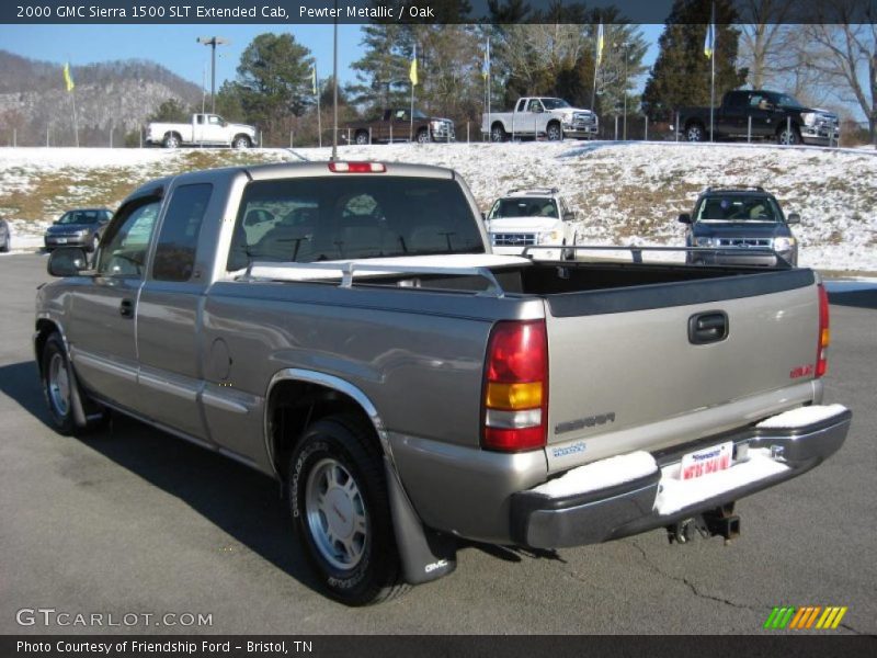 Pewter Metallic / Oak 2000 GMC Sierra 1500 SLT Extended Cab