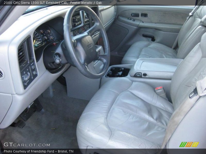  2000 Sierra 1500 SLT Extended Cab Oak Interior