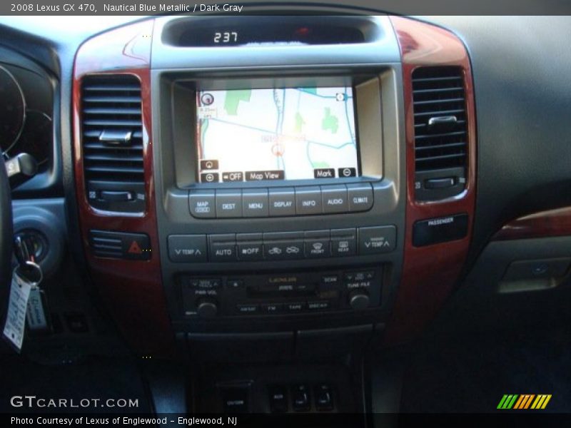 Nautical Blue Metallic / Dark Gray 2008 Lexus GX 470