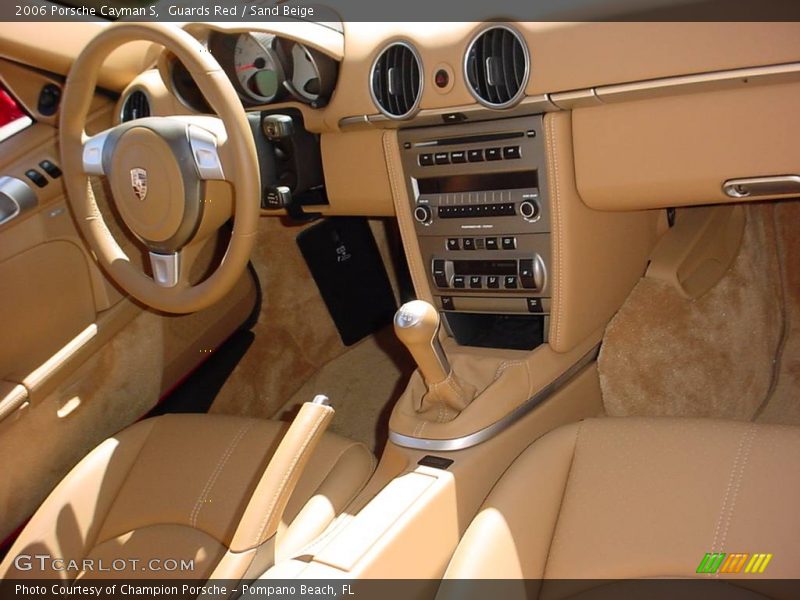 Guards Red / Sand Beige 2006 Porsche Cayman S
