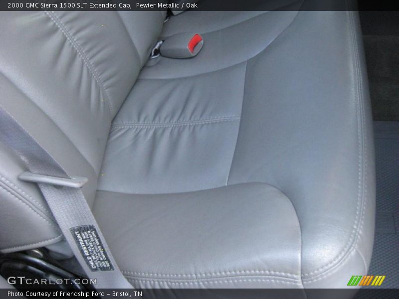 Pewter Metallic / Oak 2000 GMC Sierra 1500 SLT Extended Cab