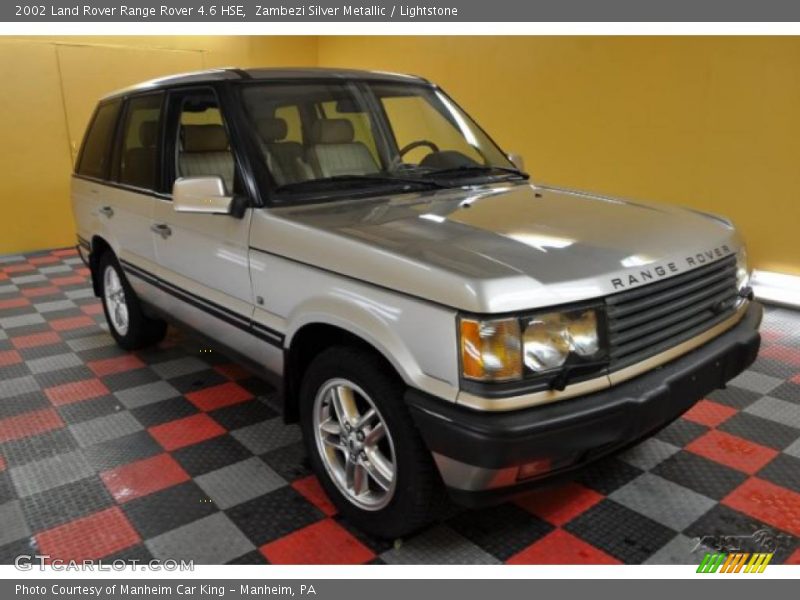 Zambezi Silver Metallic / Lightstone 2002 Land Rover Range Rover 4.6 HSE