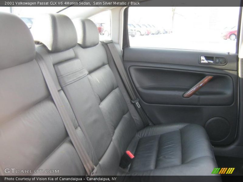 Satin Silver Metallic / Black 2001 Volkswagen Passat GLX V6 4Motion Sedan