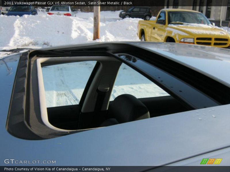 Satin Silver Metallic / Black 2001 Volkswagen Passat GLX V6 4Motion Sedan