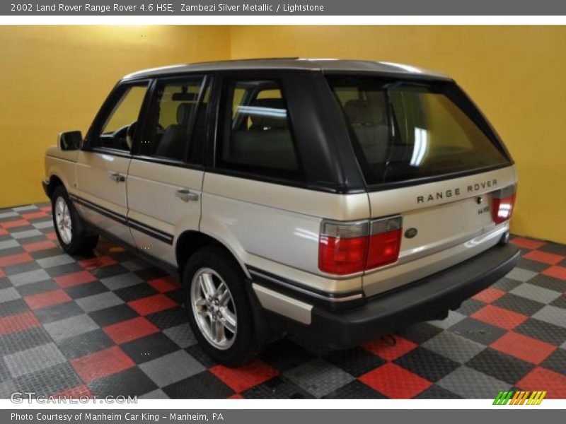 Zambezi Silver Metallic / Lightstone 2002 Land Rover Range Rover 4.6 HSE
