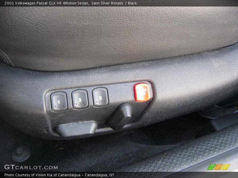 Satin Silver Metallic / Black 2001 Volkswagen Passat GLX V6 4Motion Sedan