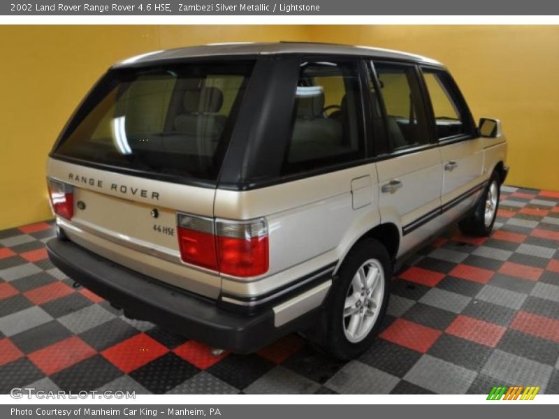 Zambezi Silver Metallic / Lightstone 2002 Land Rover Range Rover 4.6 HSE